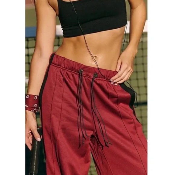 Free People Red Track Pants - Picture 5 of 12